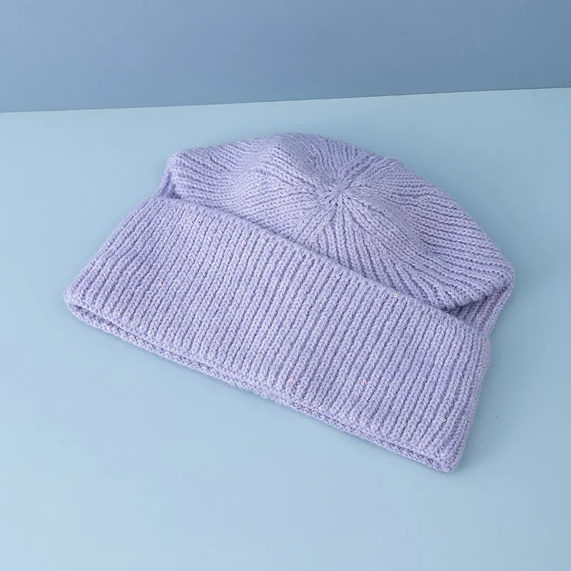 قبعة شتوية جديدة للنساء، مصنوع - مراجعة Beanie Cuffed Knit وسعره