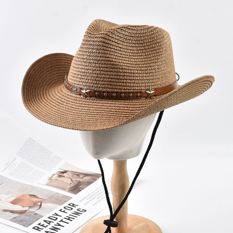 قبعة كاوبوي نسائية من القش قاب - مراجعة Cowboy Hat Straw وسعره